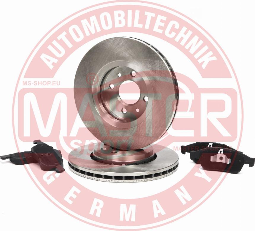 MASTER-SPORT 202402530 - Комплект гальм, дисковий гальмівний механізм autozip.com.ua