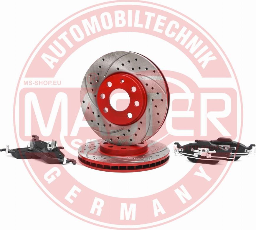 MASTER-SPORT 202421520 - Комплект гальм, дисковий гальмівний механізм autozip.com.ua