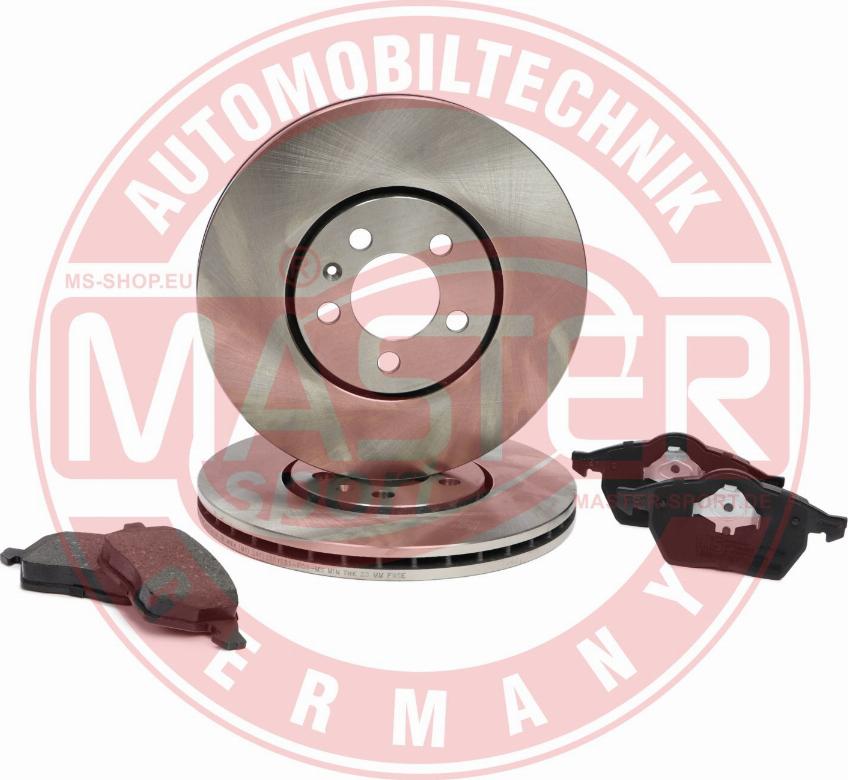MASTER-SPORT 202501080 - Комплект гальм, дисковий гальмівний механізм autozip.com.ua