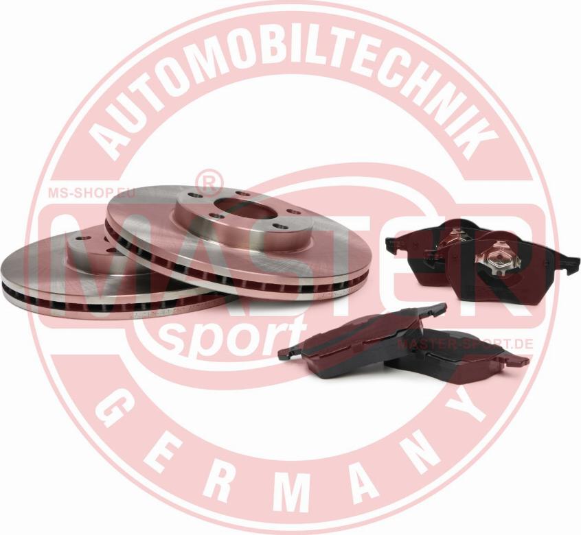 MASTER-SPORT 202501150 - Комплект гальм, дисковий гальмівний механізм autozip.com.ua