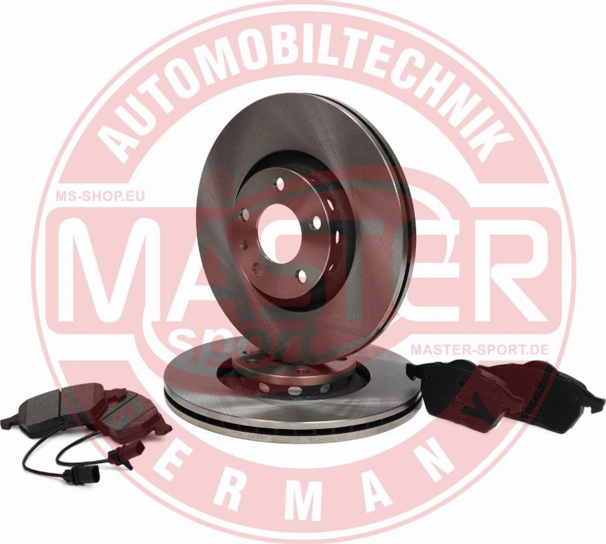 MASTER-SPORT 202501370 - Комплект гальм, дисковий гальмівний механізм autozip.com.ua