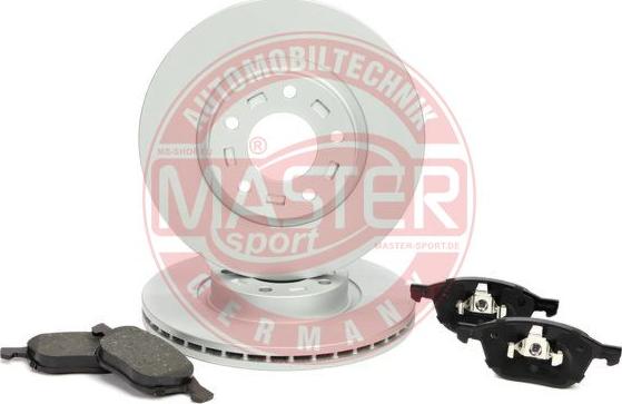 MASTER-SPORT 202501700 - Комплект гальм, дисковий гальмівний механізм autozip.com.ua
