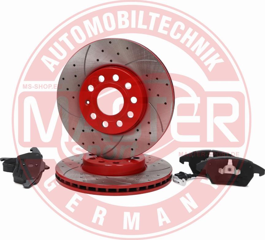 MASTER-SPORT 202521450 - Комплект гальм, дисковий гальмівний механізм autozip.com.ua