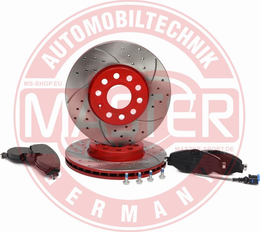 MASTER-SPORT 202521451 - Комплект гальм, дисковий гальмівний механізм autozip.com.ua
