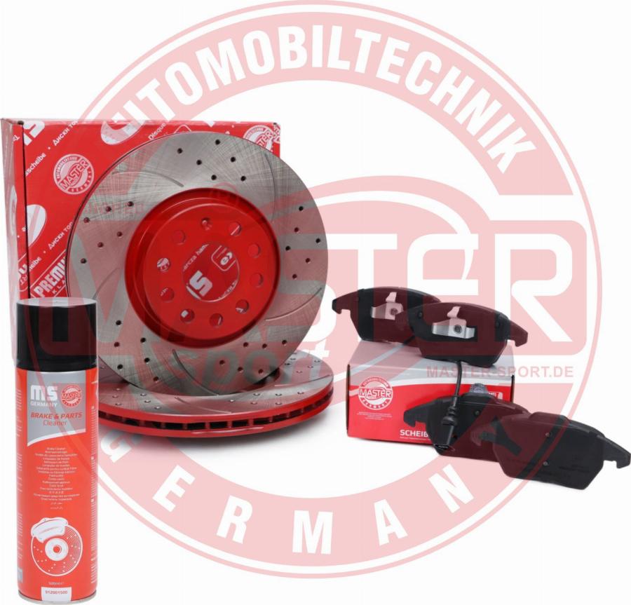 MASTER-SPORT 202521581P - Комплект гальм, дисковий гальмівний механізм autozip.com.ua