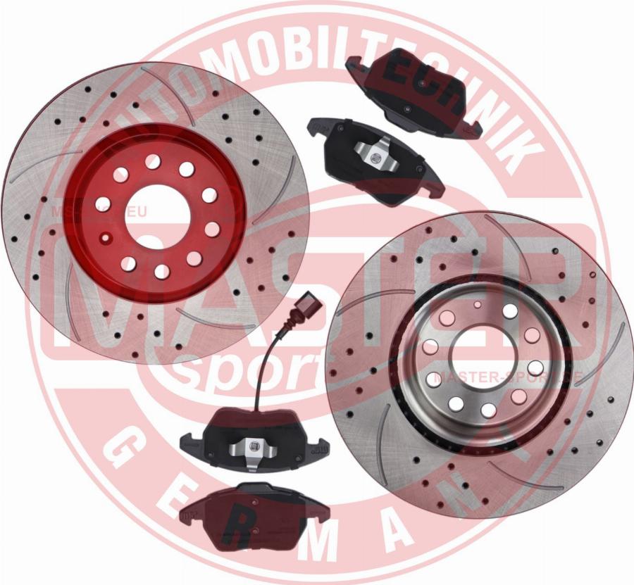 MASTER-SPORT 202521581 - Комплект гальм, дисковий гальмівний механізм autozip.com.ua