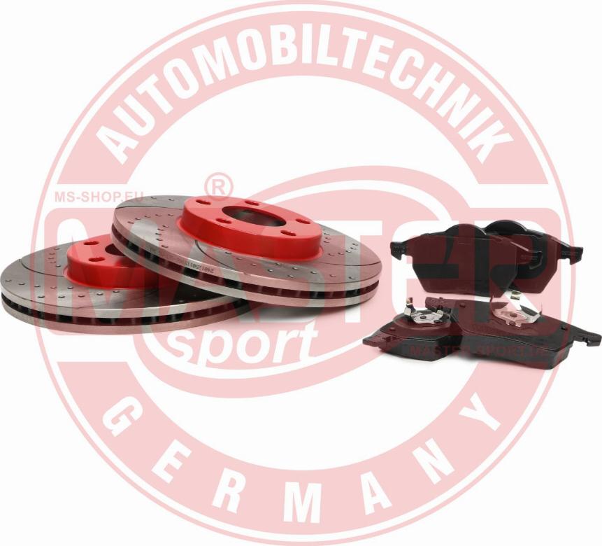 MASTER-SPORT 202521150 - Комплект гальм, дисковий гальмівний механізм autozip.com.ua