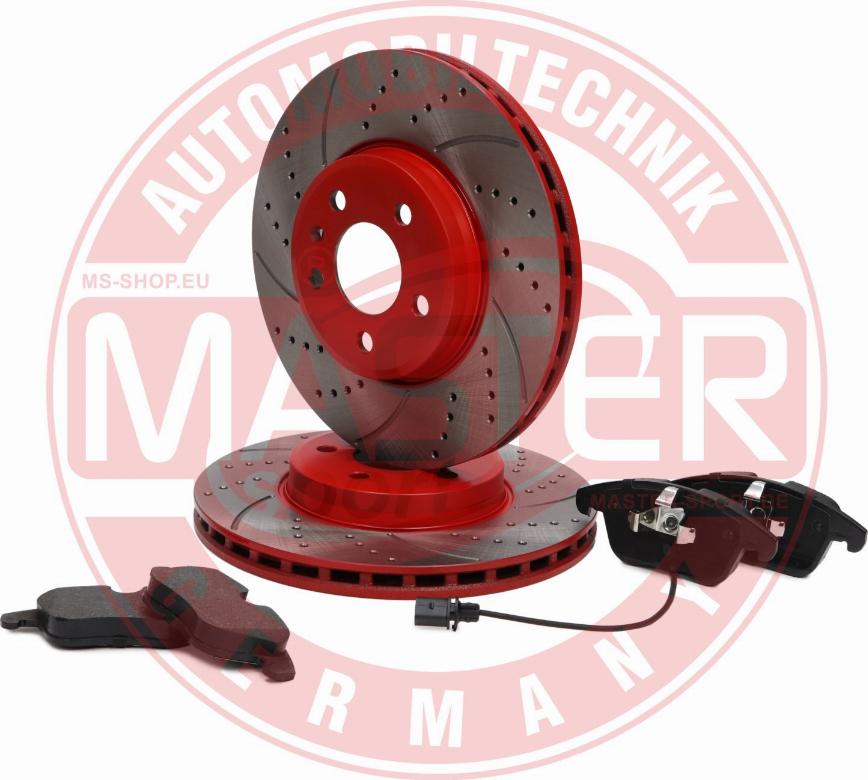 MASTER-SPORT 202521840 - Комплект гальм, дисковий гальмівний механізм autozip.com.ua