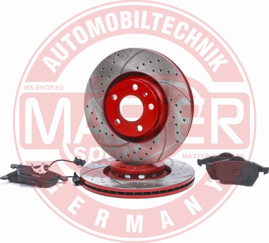 MASTER-SPORT 202521370 - Комплект гальм, дисковий гальмівний механізм autozip.com.ua