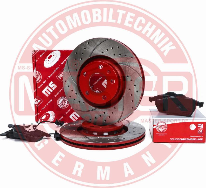 MASTER-SPORT 202521370 - Комплект гальм, дисковий гальмівний механізм autozip.com.ua