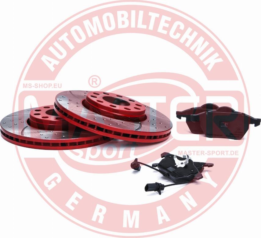 MASTER-SPORT 202521710 - Комплект гальм, дисковий гальмівний механізм autozip.com.ua