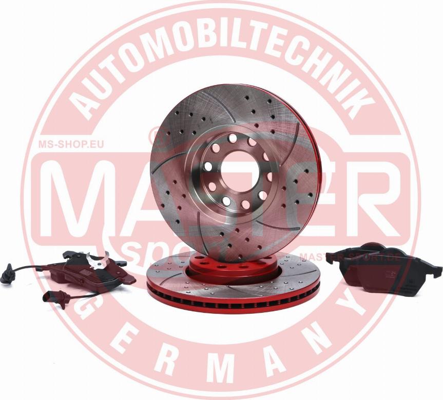 MASTER-SPORT 202521710 - Комплект гальм, дисковий гальмівний механізм autozip.com.ua