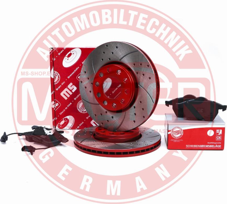 MASTER-SPORT 202521710 - Комплект гальм, дисковий гальмівний механізм autozip.com.ua
