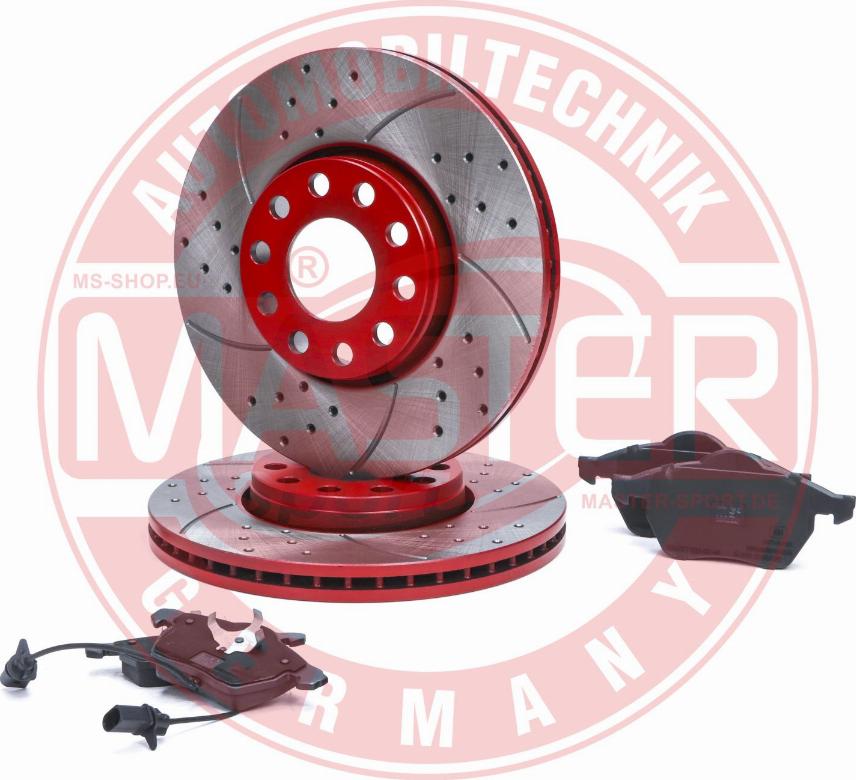 MASTER-SPORT 202521710 - Комплект гальм, дисковий гальмівний механізм autozip.com.ua