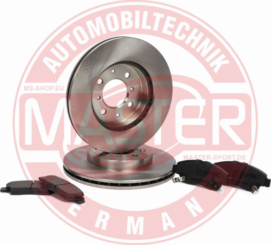 MASTER-SPORT 202151052 - Комплект гальм, дисковий гальмівний механізм autozip.com.ua