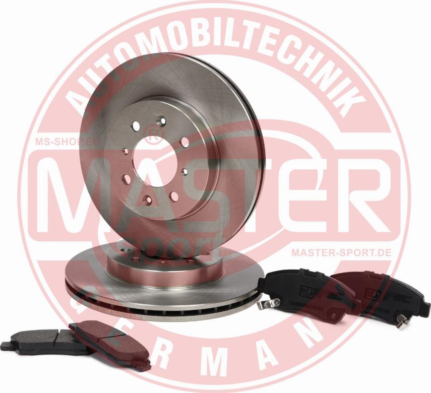 MASTER-SPORT 202151052 - Комплект гальм, дисковий гальмівний механізм autozip.com.ua
