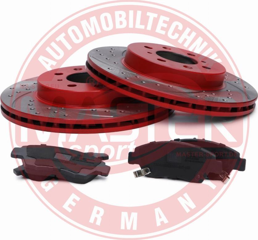 MASTER-SPORT 202121052 - Комплект гальм, дисковий гальмівний механізм autozip.com.ua