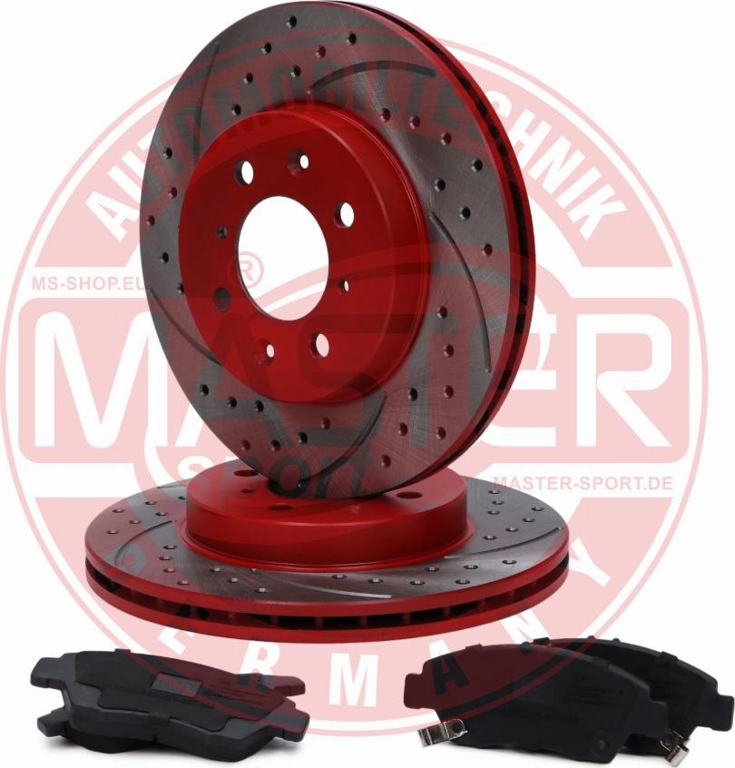 MASTER-SPORT 202121052 - Комплект гальм, дисковий гальмівний механізм autozip.com.ua