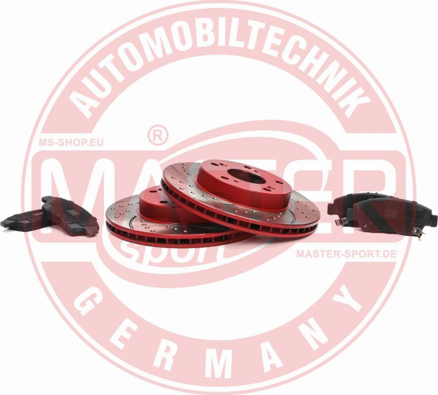 MASTER-SPORT 202127020 - Комплект гальм, дисковий гальмівний механізм autozip.com.ua