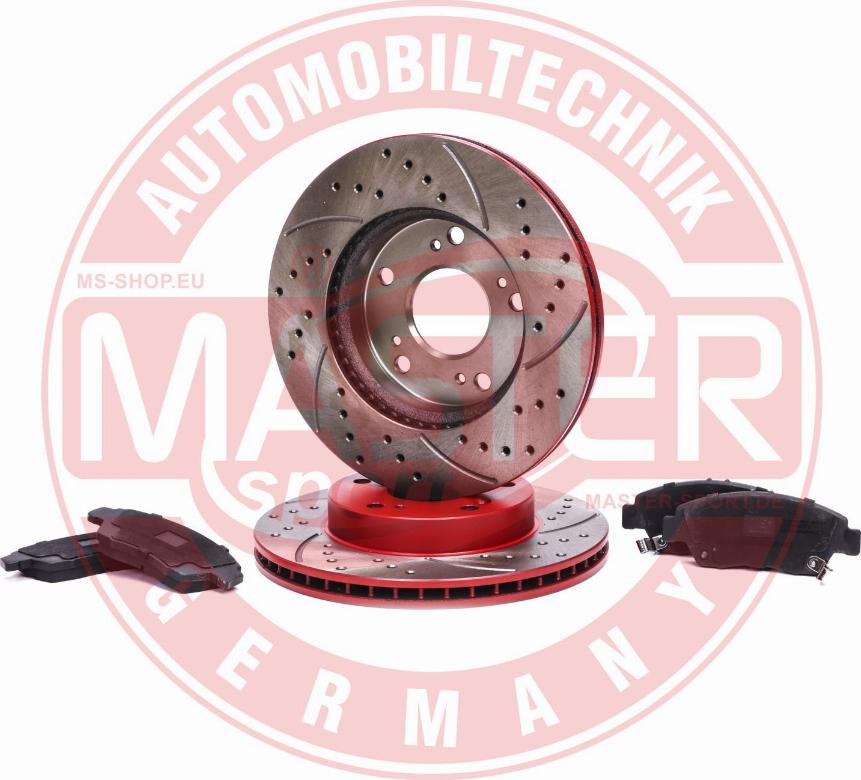 MASTER-SPORT 202127020 - Комплект гальм, дисковий гальмівний механізм autozip.com.ua