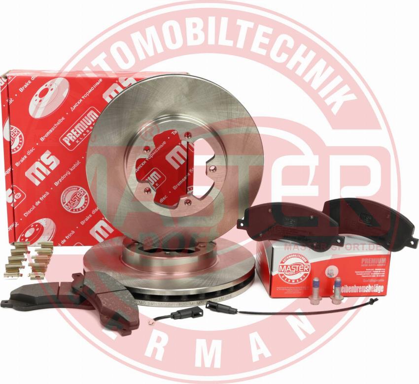 MASTER-SPORT 202801560 - Комплект гальм, дисковий гальмівний механізм autozip.com.ua