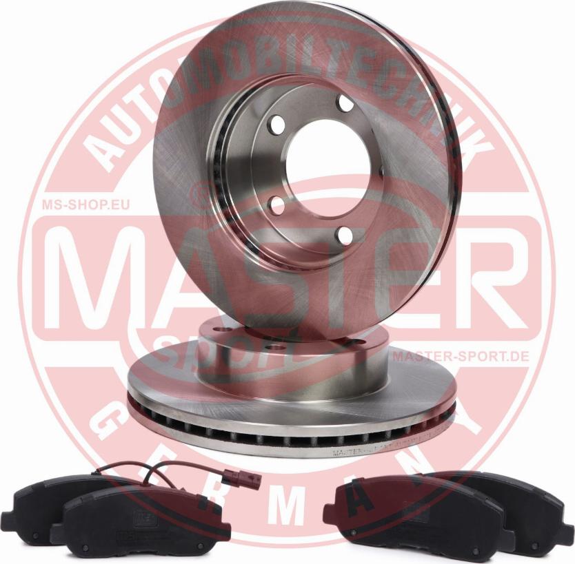 MASTER-SPORT 202802520 - Комплект гальм, дисковий гальмівний механізм autozip.com.ua