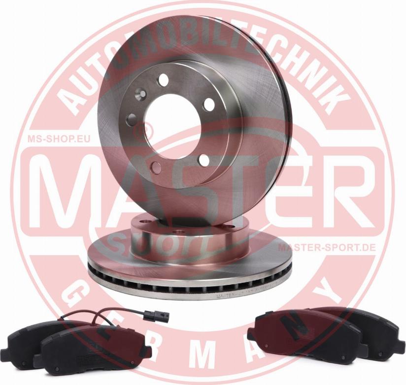 MASTER-SPORT 202802520 - Комплект гальм, дисковий гальмівний механізм autozip.com.ua