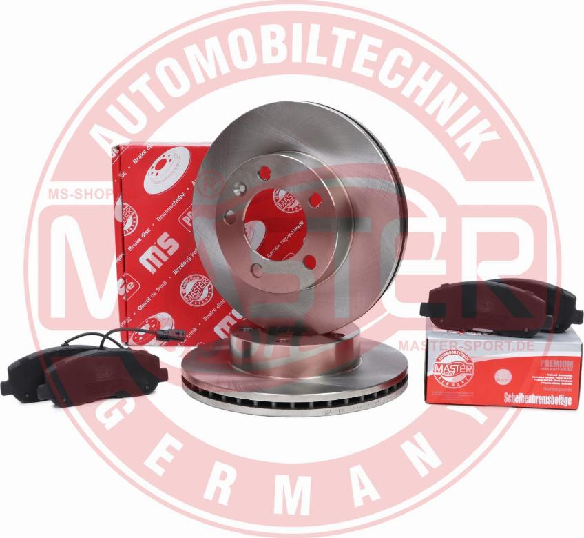 MASTER-SPORT 202802520 - Комплект гальм, дисковий гальмівний механізм autozip.com.ua
