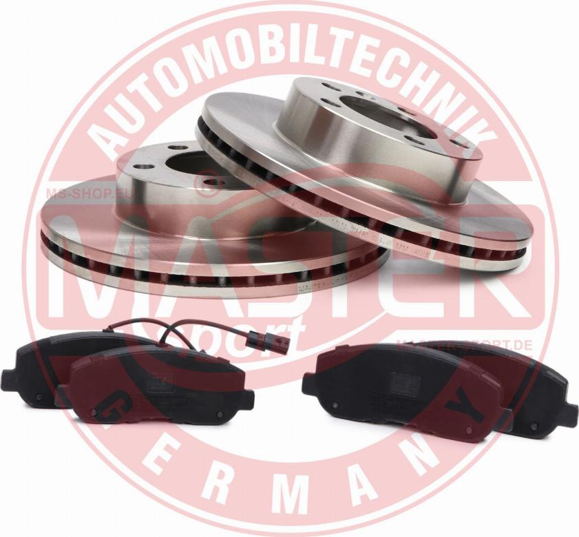MASTER-SPORT 202802520 - Комплект гальм, дисковий гальмівний механізм autozip.com.ua