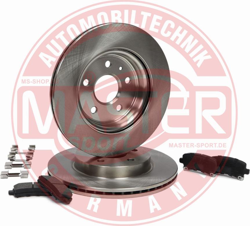 MASTER-SPORT 202301140 - Комплект гальм, дисковий гальмівний механізм autozip.com.ua