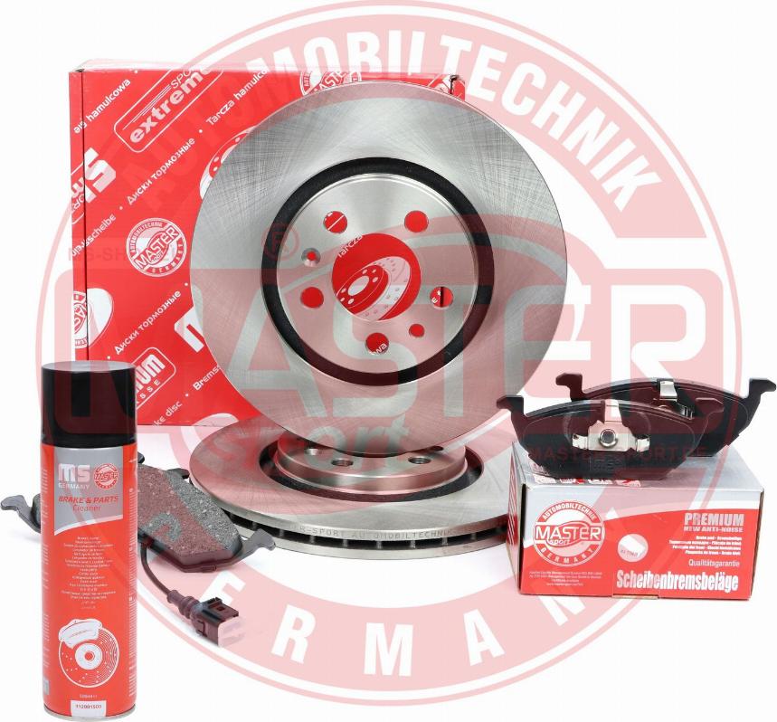 MASTER-SPORT 202201500P - Комплект гальм, дисковий гальмівний механізм autozip.com.ua