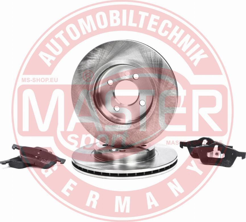 MASTER-SPORT 202202040 - Комплект гальм, дисковий гальмівний механізм autozip.com.ua