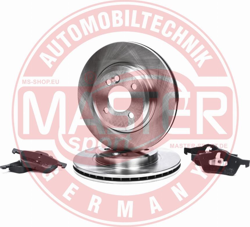 MASTER-SPORT 202202040 - Комплект гальм, дисковий гальмівний механізм autozip.com.ua