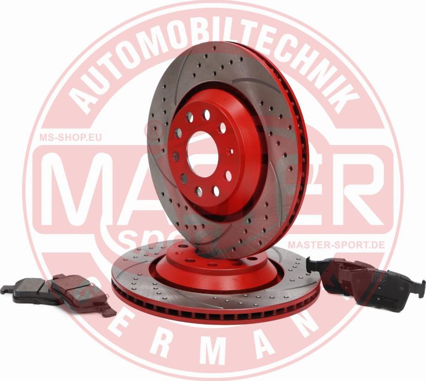 MASTER-SPORT 202222190 - Комплект гальм, дисковий гальмівний механізм autozip.com.ua