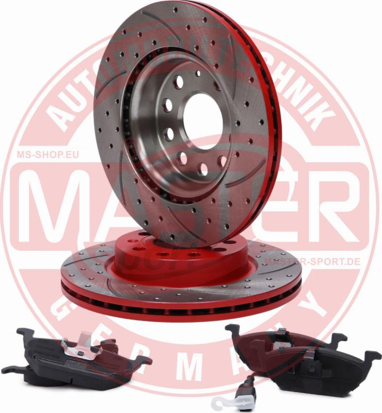 MASTER-SPORT 202222100 - Комплект гальм, дисковий гальмівний механізм autozip.com.ua