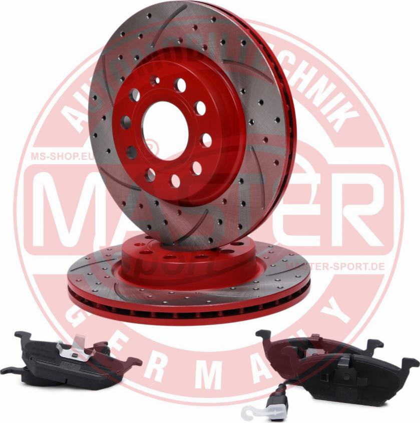 MASTER-SPORT 202222100 - Комплект гальм, дисковий гальмівний механізм autozip.com.ua