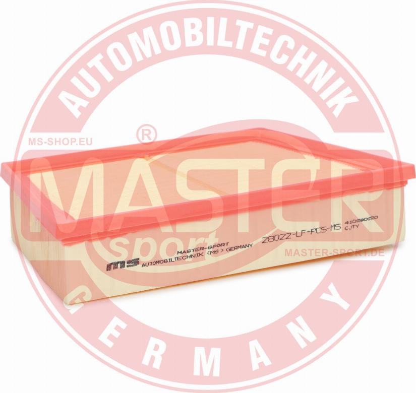 MASTER-SPORT 28022-LF-PCS-MS - Повітряний фільтр autozip.com.ua