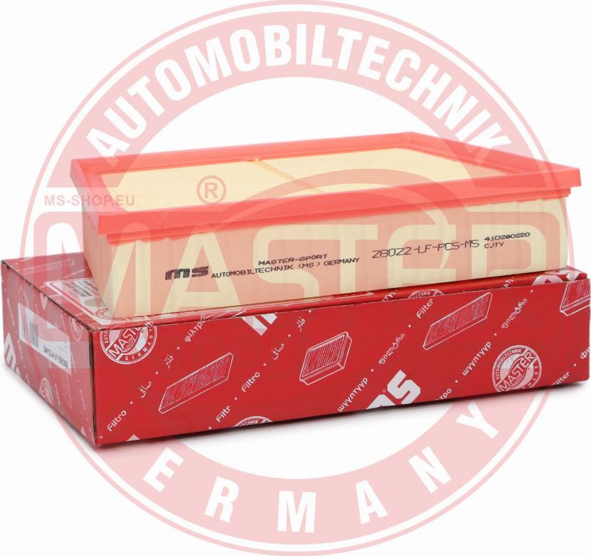 MASTER-SPORT 28022-LF-PCS-MS - Повітряний фільтр autozip.com.ua