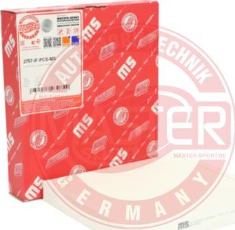 MASTER-SPORT 2757-IF-PCS-MS - Фільтр, повітря у внутрішній простір autozip.com.ua