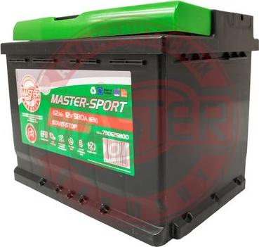 MASTER-SPORT 790625800 - Стартерна акумуляторна батарея, АКБ autozip.com.ua