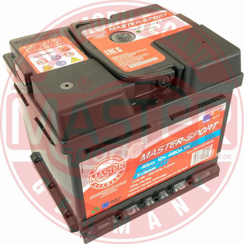 MASTER-SPORT 750454802 - Стартерна акумуляторна батарея, АКБ autozip.com.ua