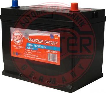 MASTER-SPORT 750705702 - Стартерна акумуляторна батарея, АКБ autozip.com.ua