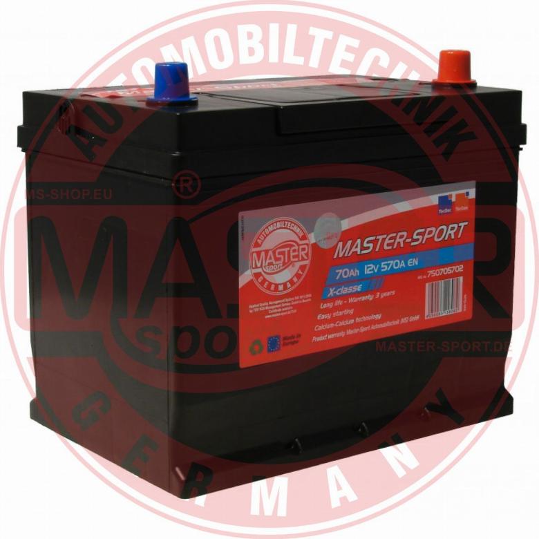MASTER-SPORT 750705702 - Стартерна акумуляторна батарея, АКБ autozip.com.ua