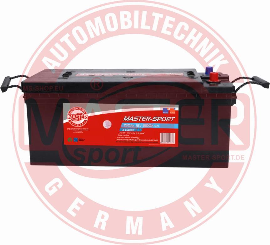 MASTER-SPORT 761901200 - Стартерна акумуляторна батарея, АКБ autozip.com.ua
