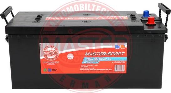 MASTER-SPORT 761701050 - Стартерна акумуляторна батарея, АКБ autozip.com.ua