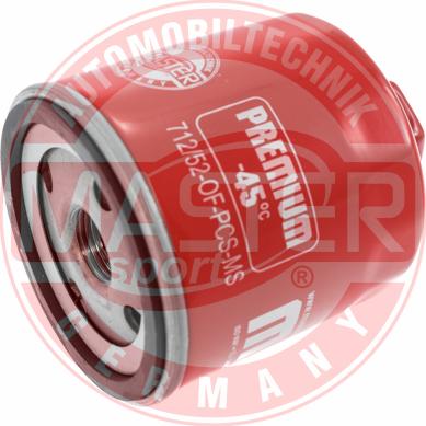 MASTER-SPORT 712/52-OF-PCS-MS - Масляний фільтр autozip.com.ua