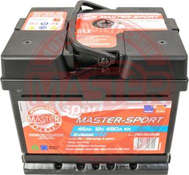 MASTER-SPORT 780454802 - Стартерна акумуляторна батарея, АКБ autozip.com.ua