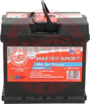 MASTER-SPORT 780453607 - Стартерна акумуляторна батарея, АКБ autozip.com.ua
