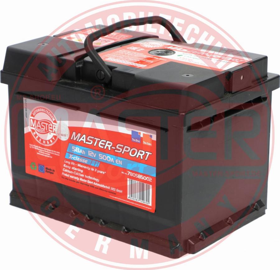 MASTER-SPORT 780585012 - Стартерна акумуляторна батарея, АКБ autozip.com.ua