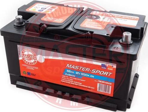 MASTER-SPORT 780858502 - Стартерна акумуляторна батарея, АКБ autozip.com.ua